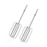 2 Pcs Hand Mixer Attachments Beaters, Hand Mixer Beaters Attachments for Kitchen Stainless Steel Replacement Parts for Hamilton Beach 62682RZ 62692 62695V 64699 Mixer