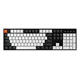 Keychron C2 Full Size Wired Mechanical Keyboard for Mac, Hot-swappable, Gateron G Pro Brown Switch, White Backlight, 104 Keys ABS keycaps Gaming Keyboard for Windows,Type-C Braid Cable