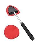 AutoEC Windshield Cleaning Tool, Car Cleaner Tool with Inside Extendable Handle, Window Cleaner Brush Kit Auto Glass Wiper for Windshield with 2 Microfiber Towel Pads Home Windows, Trucks, SUV & RV