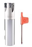 Accusize Industrial Tools 1" High Feed Indexable End Mill, HFEM-0001