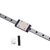 KGTCN 100mm Length MGN7 Miniature Linear Sliding Guide Rail with 1PCS MGN7H Stainless Steel Carriage Block for DIY Upgrade 3D Printer and CNC Machines