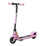 Gotrax GKS Electric Scooter, Kick-Start Boost and Gravity Sensor Kids Electric Scooter, 6" Wheels UL Certificated E Scooter for Kids Age of 6-12 (Oil Pink)