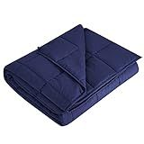 L'AGRATY Weighted Blanket - 40"x60" 10lbs Cooling Breathable Microfiber Material with Glass Beads Small Blanket for All-Season Summer Fall Winter Soft Thick Comfort