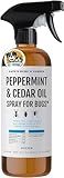 Kate's Home & Garden Peppermint Oil Spray for Bugs, Ants, Insects, Spiders, Roaches, Stink Bug. Pesticide and Insecticide Indoor Repellent Pest Control with Cedar Oil (16oz, Natural, Non Toxic)