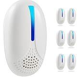2025 Upgraded Ultrasonic Repellent Indoor, Mouse Traps Insert Plug in, Pest Control Repellent Ant,Roach,Rodent, Mouse, Bugs, Mosquito, Spider, for Home, Office, Warehouse 6 Packs
