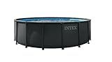 INTEX 26317MZ 15ft x 48in Ultra XTR Frame Deluxe Above Ground Swimming Pool Set with 1500 GPH Sand Filter Pump, Removable Ladder, Ground Cloth, Pool Cover, SuperTough, Puncture and Rust Resistant