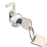 Cash Register Drawer Lock, Cam Lock, With Quick Clip & 2 Keys, For Cash Boxes, Gym Lockers, Metal Cabinets, Flight Boxes, And More(B)