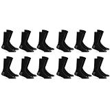 Fruit of the Loom Men's Dual Defense Crew Socks (12 Pack), Black, Medium (6 - 12)