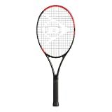 Dunlop Sports Team 285 Pre-Strung Tennis Racket, 3/8 Grip, Black/red