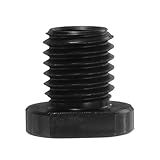 HARFINGTON M10 Female to M14 Male Adapter Polisher Adaptor Connecting Angle Grinder Attachment Thread Adapter Conversion Tool for Diamond Core Bit Polishing Pad Wheel, Black