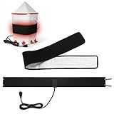 Glooglitter Thermostat Chicken Waterer Heater Self-Regulating Heating Bucket Belt for 2-5Gal Bucket with 6ft Power Cord for Freezing Winter Thermostat Chicken Water Insulation (Upgrade 1set)