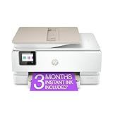 HP Envy Inspire 7955e Wireless Color Inkjet Printer, Print, scan, copy, Easy setup, Mobile printing, Best-for-home, 3 month Instant Ink trial included, AI-enabled (1W2Y8A)