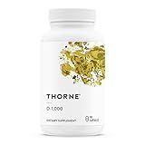 THORNE - Vitamin D3 Supplement - Supports Healthy Bones, Teeth, Muscles, Cardiovascular & Immune Function* - Gluten, Dairy & Soy-Free - 1,000 IU - 90 Servings