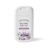 Poo-Pourri Before-You-Go Pocket Toilet Spray, Travel Essentials, Lavender Vanilla, 1 Fl Oz, Up to 50 Uses, On-The-Go Bathroom Odor Deodorizer with Essential Oils, TSA Approved Size