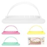 4 Pcs Cake Arch Guide Tool, Cake Arc Ruler, Cake Arch Tool Convenient for Controlling the Size and Position of the Arc, Suitable for Beginners and Bakers.