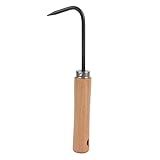 Sunicon Root Hook Bonsai Tool, Root Pick Repotting Tool with Comfortable Wooden Handle Gardening Tool Root Pick Tool for Repotting Bonsai and Transplanting Flower