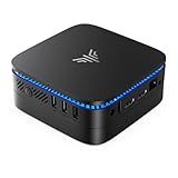 KAMRUI AK1PLUS Mini PC, N95 Processor (up to 3.4GHz), 8GB DDR4 RAM 256GB M.2 SSD, Mini Desktop Computer Support 2.5" SSD, Dual 4K, WiFi, Ethernet for Business, Office, Home