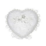 ericotry Heart Shaped Lace Ring Box - Proposal Display & Jewelry Storage Case for Wedding/Valentine's