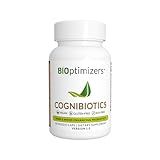 BIOptimizers Cognibiotics Probiotic Brain Supplement - Helps Support Mood, Better Focus, Memory, Mental Clarity - 30 Capsules