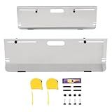 ECOTRIC 2-Pack Toe Plates Wheel DIY Alignment Tool, 4 Probes Angle Adjustment Toe Plates, W/Double Tape Measures Conversion 4 Alignment Rods and Magnetic Slots Chart Aluminum