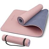 PAIDU Yoga Mat Non Slip Anti-tear,extra thick-2/5 inch（10MM）High Resiliency Professional POE Yoga Mats for Women Men Kids,72"x24"inch,Workout, Yoga, Pilates and Floor Exercise, with Carrier Strap