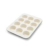 GreenPan Bakewell 12-Cup Muffin Pan, Healthy Ceramic Nonstick Bakeware, PFAS-Free Cupcake Sheet, Durable Baking Tray, Versatile Kitchen Essentials, Easy Clean Muffin Mold, Nonstick Baking Pan, Black