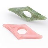 Thumb Page Holder for Reading 2Pack, Energy Pattern Thumb Bookmark, Book Opener Holder, Book Finger Page Holder, Book Accessories for Reading Lovers(Pink and Olive-Green）