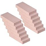 Fire Bricks, Woodstove Firebricks, High Temperature Resistant Clay Firebricks for Wood Stoves, Fireplaces, Pizza Ovens and BBQ Smokers, Size 9" X 4-1/2" X 1-1/4", Pack of 12, Red Color
