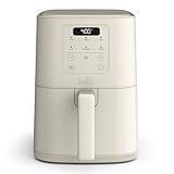 bella 4Qt Slim Air Fryer, Fits-anywhere™ Kitchenware, EverGood™ Ceramic Nonstick Coating, Adjustable Temperature, 6 Preset Cooking Options, 60 Min Auto Shutoff w Audible Tone, 3.3lb Capacity, Oatmilk