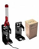 Slizy Wall-mounted hair tool organizer, styling iron holder, razor holder, 2 pieces per pack, black.