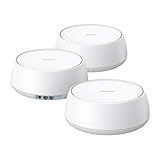 TP-Link Deco BE25 Dual-Band BE5000 WiFi 7 Mesh Wi-Fi System | 4-Stream 5 Gbps, 240 Mhz | Covers up to 6,600 Sq.Ft | 2X 2.5G Ports Wired Backhaul | VPN,MLO, AI-Roaming, HomeShield, 3-Pack
