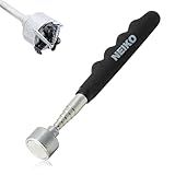 NEIKO 53425A Magnetic Pickup Tool, 25 Lb Telescoping Magnet Tool, 30" Long Extendable Magnet Pick Up Tool, Non-Slip Grip Magnetic Wand, Telescopic Magnet, 7" Short Magnetic Stick, Extra Strong Magnet