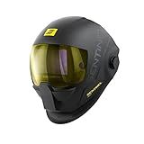 ESAB® Sentinel™ A60 Welding Helmet, Black Low-Profile Design, High Impact Resistance Nylon, Large Viewing Area 4.65 in x 2.80 in