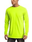 MAGCOMSEN Men's Long Sleeve Shirts UPF 50+ UV Sun Protection Athletic Shirts for Hiking, Running, Workout, Rash Guard