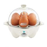 Dash Rapid Egg Cooker - Boiler, Poacher & Steamer - Includes Measuring & Recipe Guide - Dishwasher Safe - BPA Free - Holds 7 Eggs, Cream