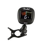 Fender FCT-2 Professional Multi-Instrument Clip-On Tuner for Guitar, Bass, Ukulele, and Violin