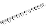 QT Home Decor Hook/Coat Rack with 12 Round Hooks-Modern Wall Mounted - Ultra Durable with Solid Steel Construction,Brushed Stainless Steel Finish,Super Easy Installation,Rust and Water Proof.
