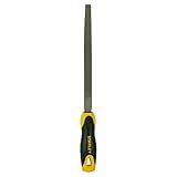 Stanley 0-22-460 Three-Square File with handle, Black/Yellow