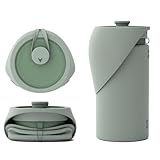 SÄKER Portable Dog Water Bottle, Collapsible Water Bottle for Dogs Perfect for Walking, Hiking and Outdoors | Works as a Portable Water Bowl | Designed in Montreal - 750ml