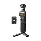 DJI Osmo Pocket 3 Creator Combo, Vlogging Cameras with 1'' CMOS, 4K/120fps Vlog Camera, 3-Axis Stabilization, Face/Object Tracking, Mic Included for Clear Sound, Digital Vlogging Camera for YouTube