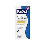 PanOxyl PM Overnight Spot Patches, Advanced Hydrocolloid Healing Technology, Fragrance Free, 40 Count Pack of 1