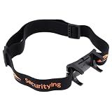 SecurityIng Head Lamp Strap with Bracket, Elastic Headband Adjustable Headlight Strap Headlamp Band for 22mm - 26mm Headlight Bracket
