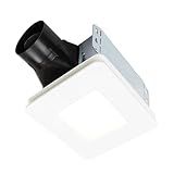Broan-NuTone Bathroom Exhaust Fan with Light, LED, Easy Install, 80 CFM, 1.5 Sones, Energy Star Certified