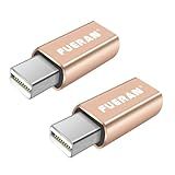 FUERAN Mini DP - DisplayPort Display Emulator EDID Emulator Plug (fit Headless 2560x1600@60Hz) Display Port Dummy Plug (Mini-DP-2P)