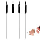 Hearing Aid Cleaning Kit Tools, 4 PCS Hearing Aid Cleaning Brush with Wax Loop, Hearing-aid Accessories Supplies, Hearing-aid Vent Cleaner for Headphones Amplifier