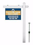 Custom Real Estate Sign and Post Bundle – Complete System for Property Listing – Standard Kit