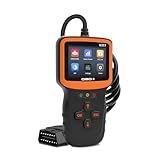 Povtii OBD2 Scanner Diagnostic Tool, OBDII I/M Readiness Reset Code Reader Scanner Battery Tester, Live Data Engine Fault Diagnostic Scan Tool for OBD2 Vehicles, Car Accessories
