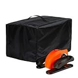COOSOO Under Desk Elliptical Machine Cover Sitting Under Desk Elliptical Exerciser Cover Under Desk Exerciser Elliptical Trainer Protective Cover for Home Office Gym (1, 19" Lx16 Wx11 H)