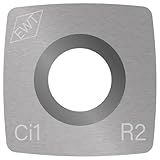 Authentic Easy Wood Tools Ci1-R2 Square Carbide Replacement Cutter with 2" Radius for Full and Pro Size Roughers Lathe Woodturning Tools Ci1-R2