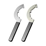 T114W Spanner Wrench Set for Coilover & Shock Absorber Heavy Duty Chromium Vanadium Steel Coilover Wrench Compatible with QA1, Adjustable Struts & Suspension Maintenance Tools,Non-Slip Grip